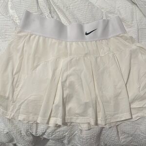 White Nike skort
